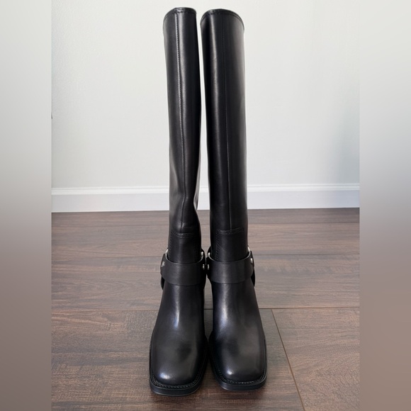 Loeffler Randall Audrey 70MM Leather Knee High Boots - Picture 4 of 16